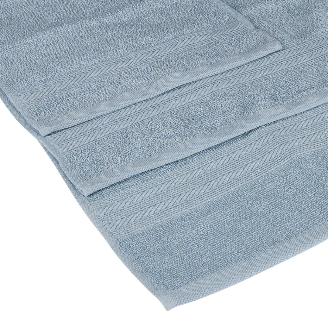 Marbella Hand Towel Steel Light Blue 16" X 28" 400Gsm