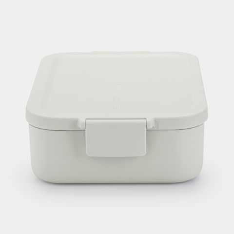 Make & Take Lunch Box, Medium, Plastic - Light Gray
