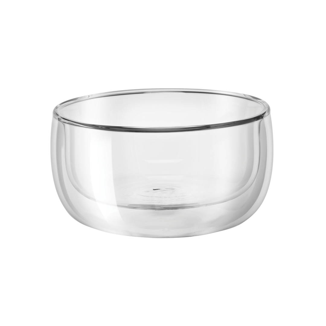 Sorrento 2-pc Double-Wall Glass Bowl Set