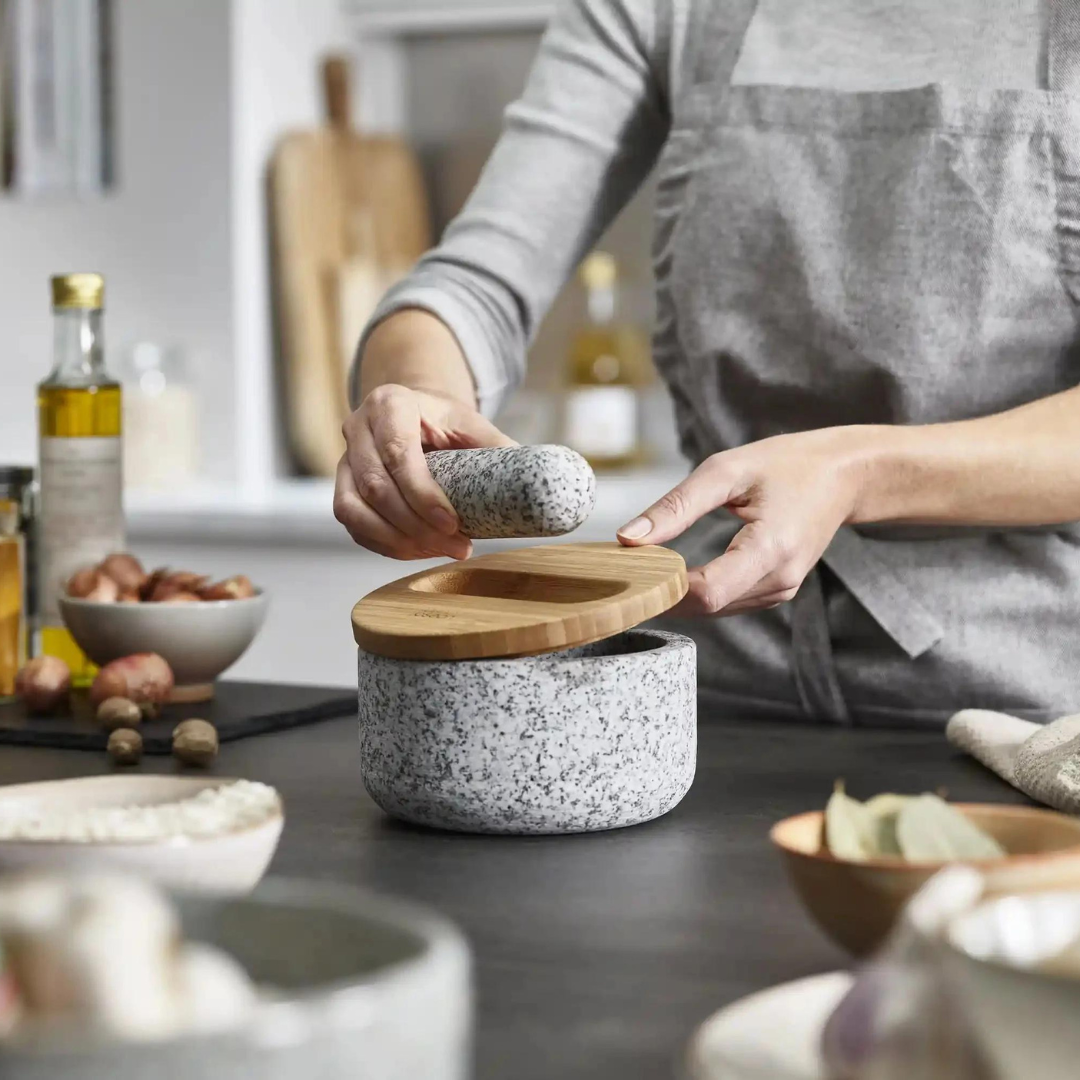 Dash™ Pestle & Mortar with Bamboo Lid