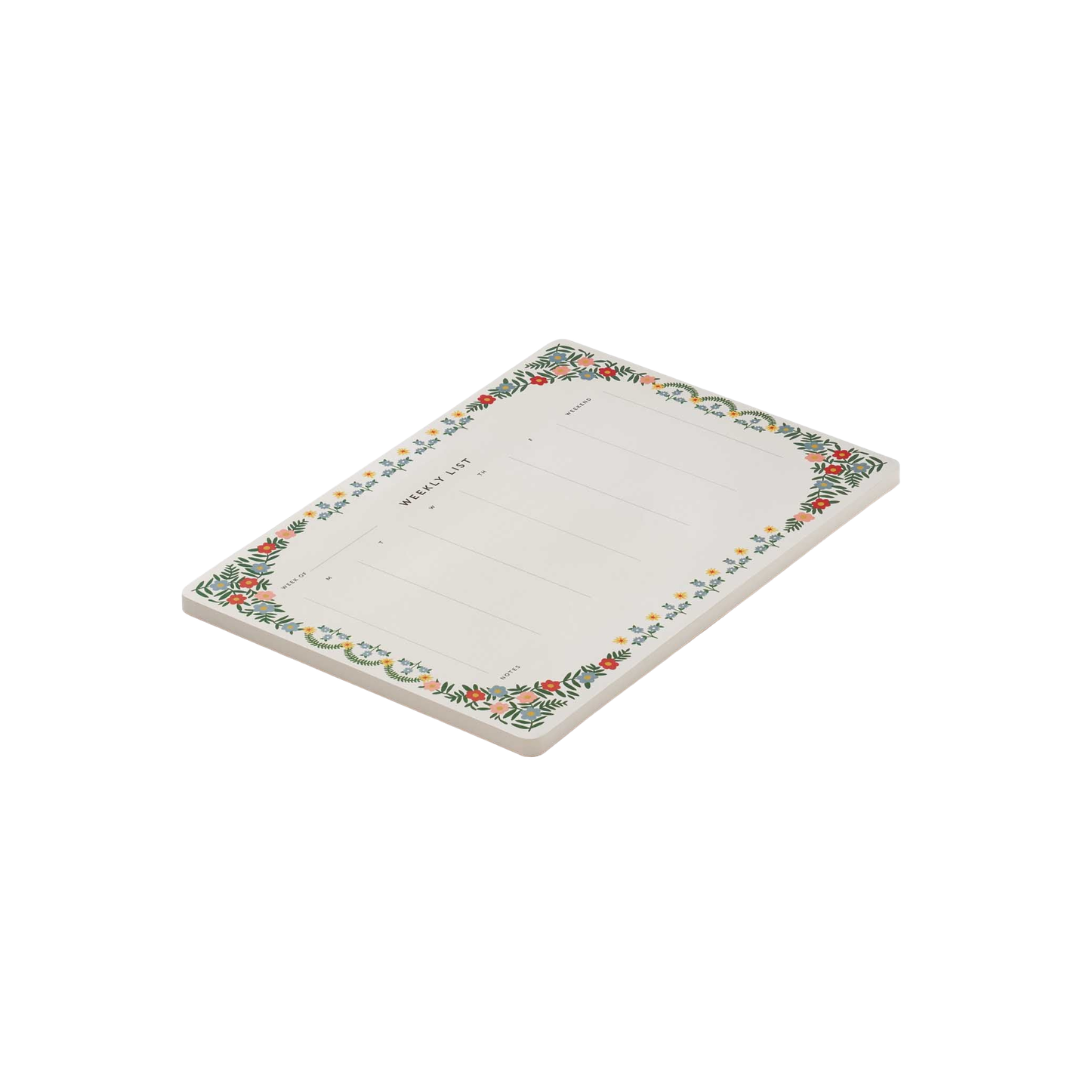 Rosette Weekly Desk Pad