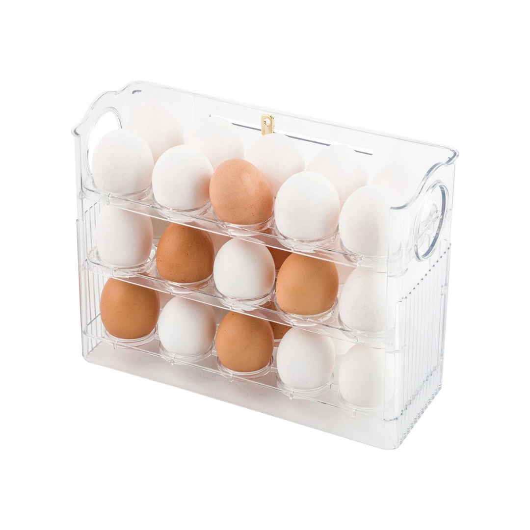 3 Tier 30-Egg Tray – Clear -