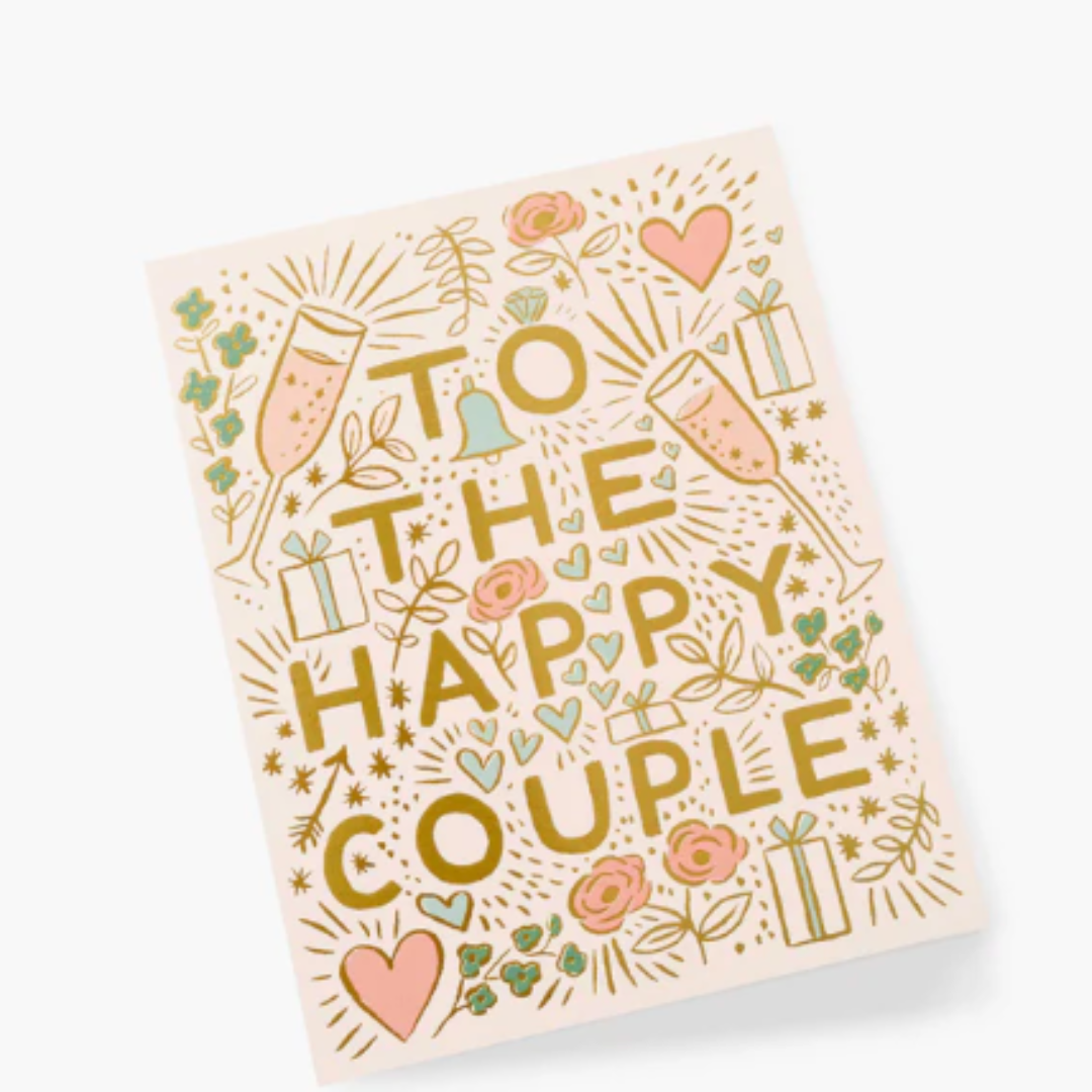 Tarjeta para la feliz pareja