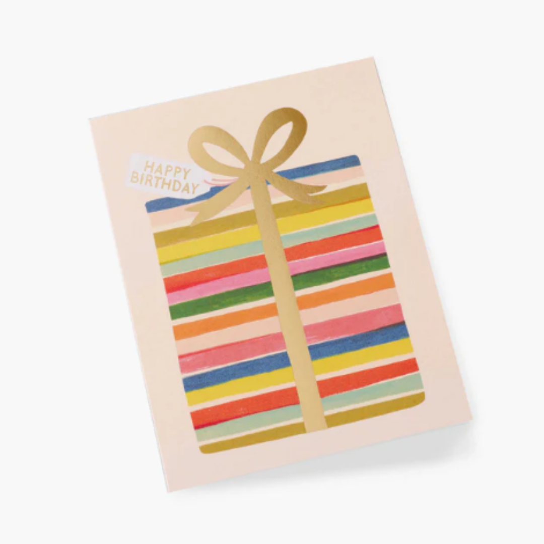 Feliz Birthday Present Greeting Card