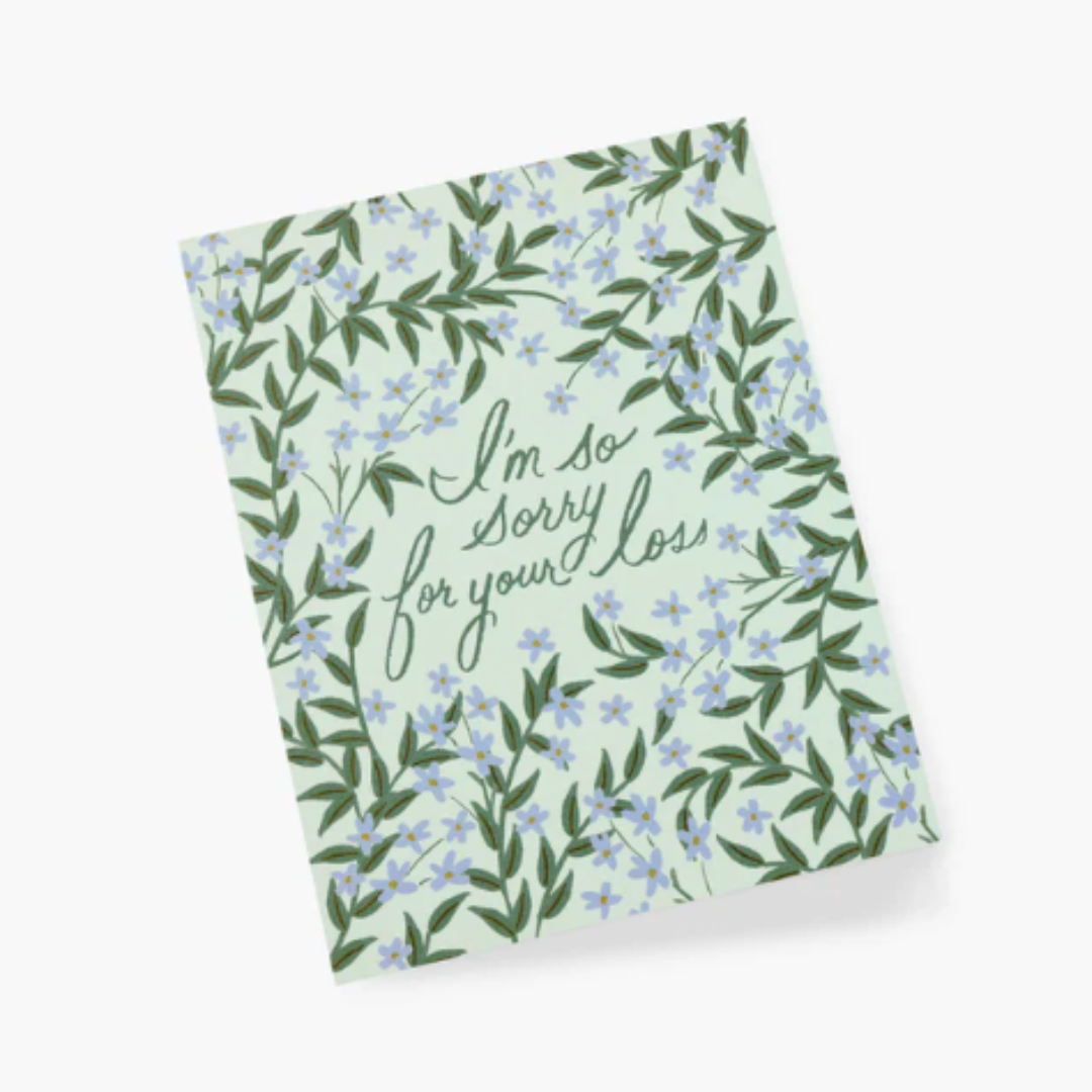 Tarjeta de felicitación de simpatía de Laurel