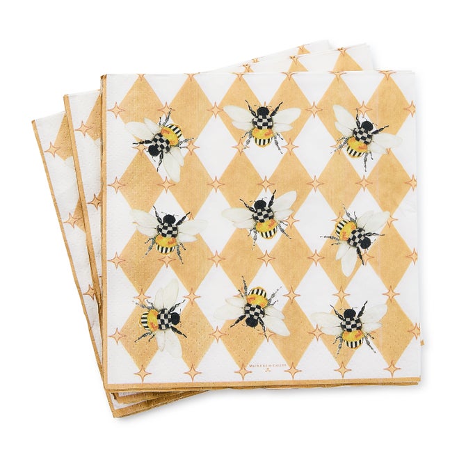 Queen Bee Dinner Paper Napkins