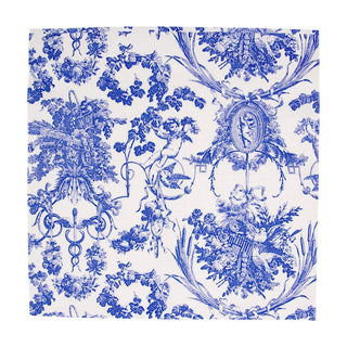Romantic Toile Blue Cocktail Napkins