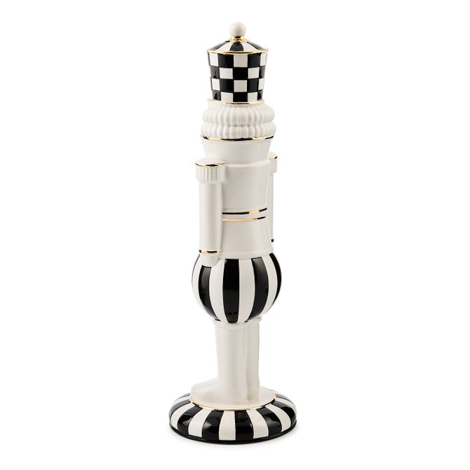 Courtly Noel Ceramic Nutcracker Figurine