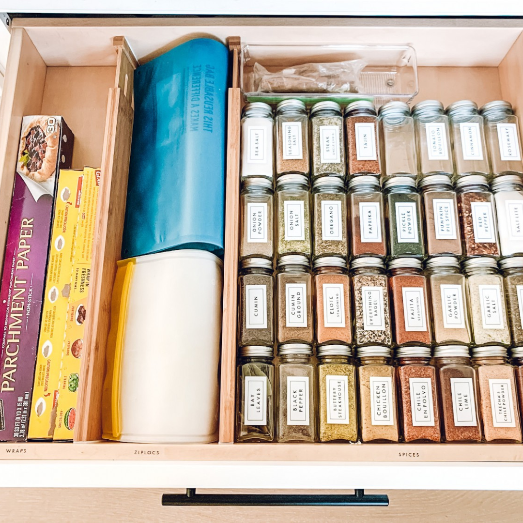 Bamboo Drawer Dividers, Set of 2 Larger