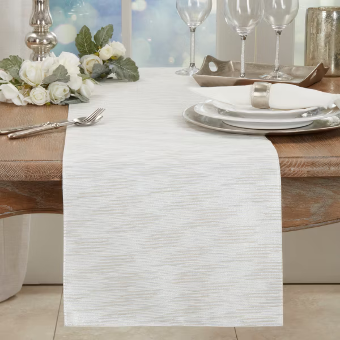 Metallic Woven Runner 14X90