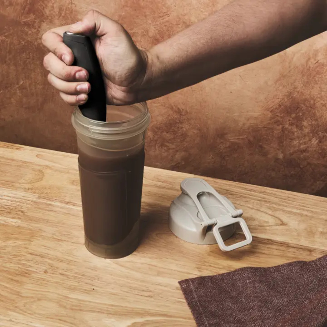 Milk Frother with Stand - Onyx