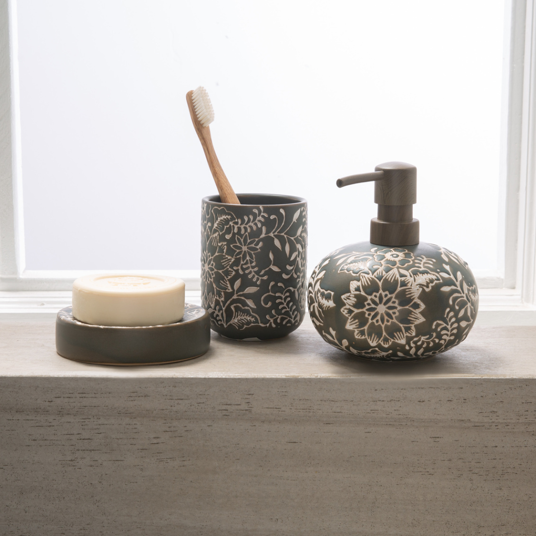 Bomba de jabón de cerámica Fiore