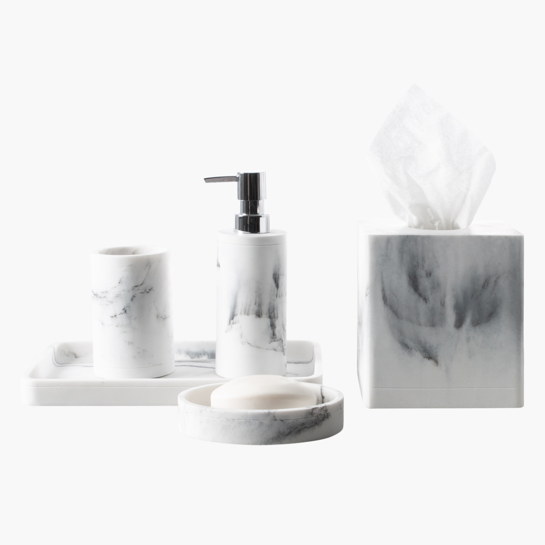 Resina de mármol blanco/gris Tu/Tbh de Michaelangelo