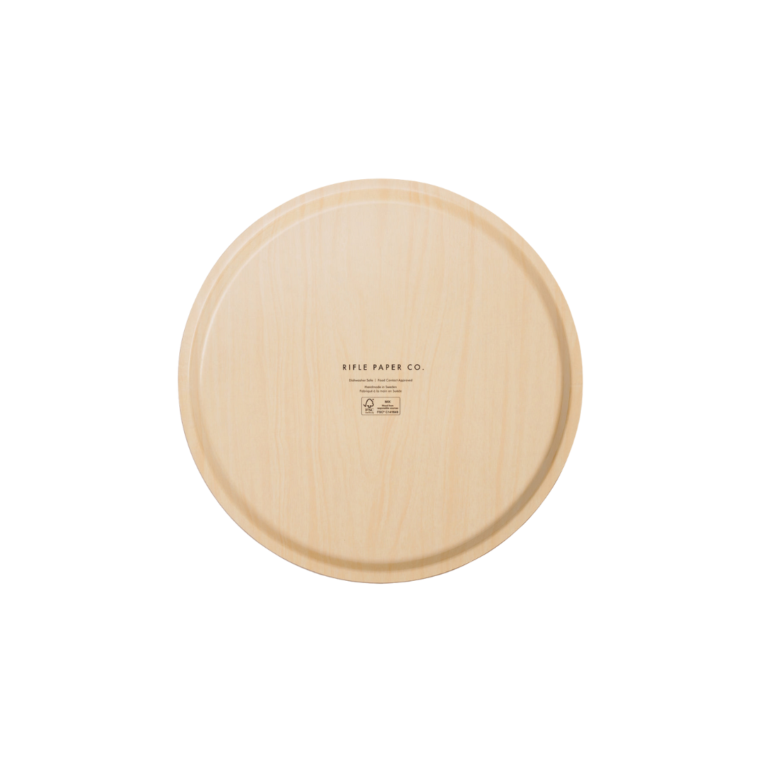 Christmas Cookies Holiday Round Serving Tray