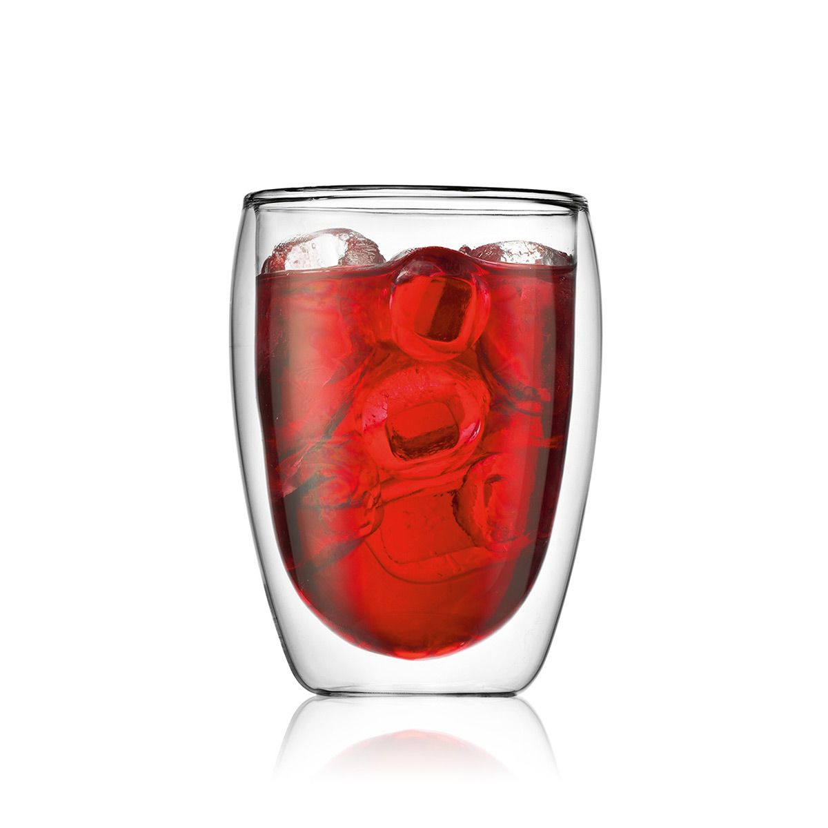 Double Wall Glasses, Medium 12 Oz, Set of 2