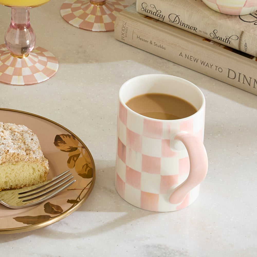 Rosy Check Porcelain Mug