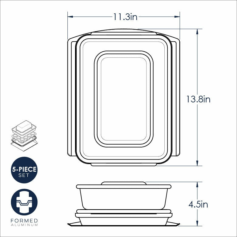 Naturals® 5 Piece Baking Set