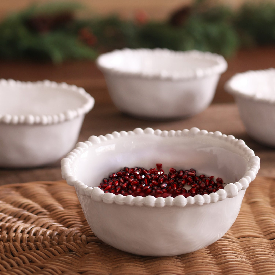 VIDA Alegria Cereal Bowl Set of 3 White