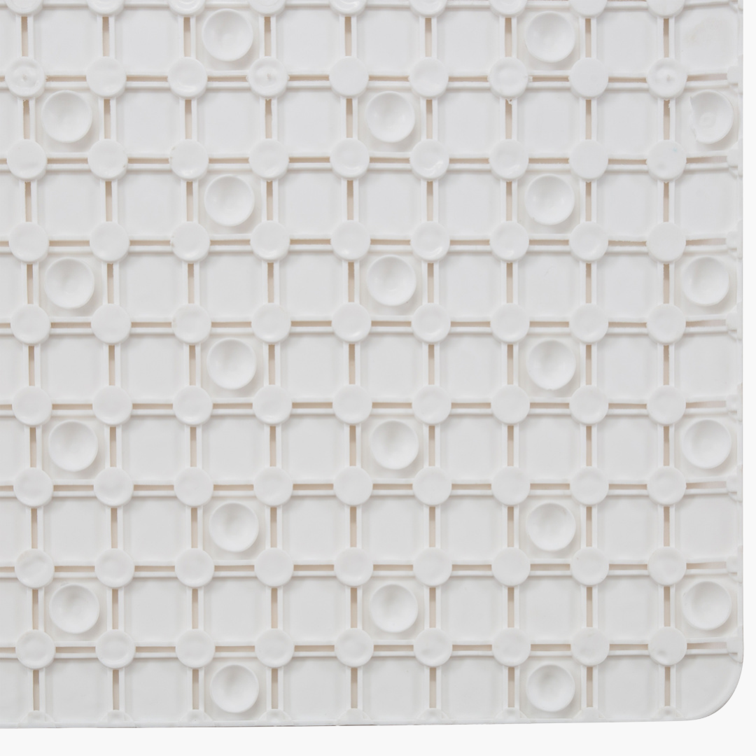 Cubik Tub Mat TPE 30" x 14" White
