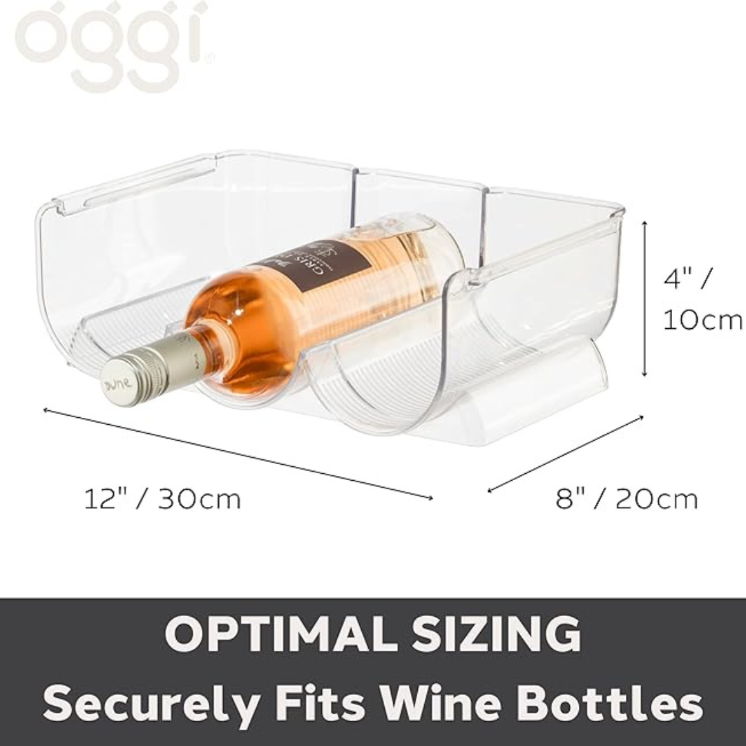 3 Bottle Wine Rack Twin Pack