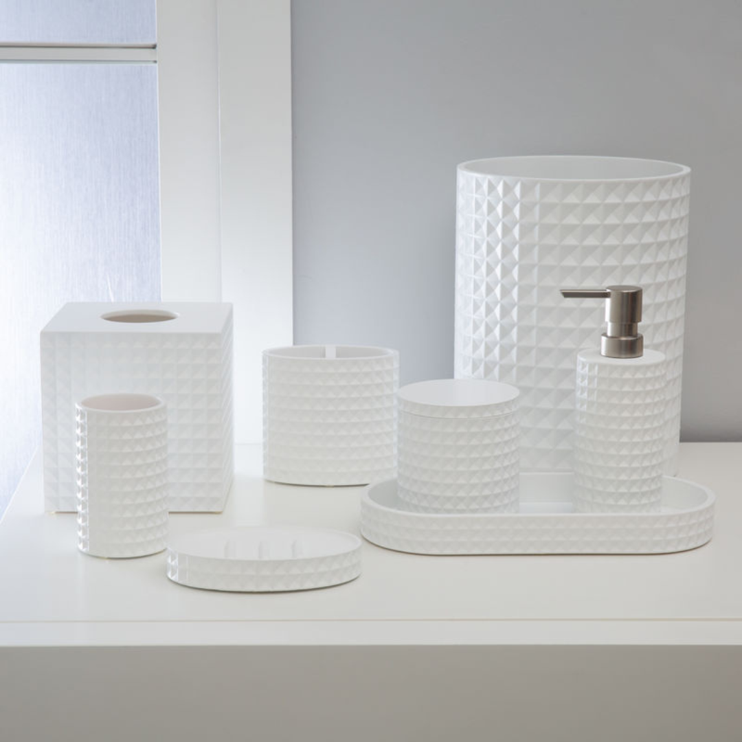 Braemar Tray Resin White