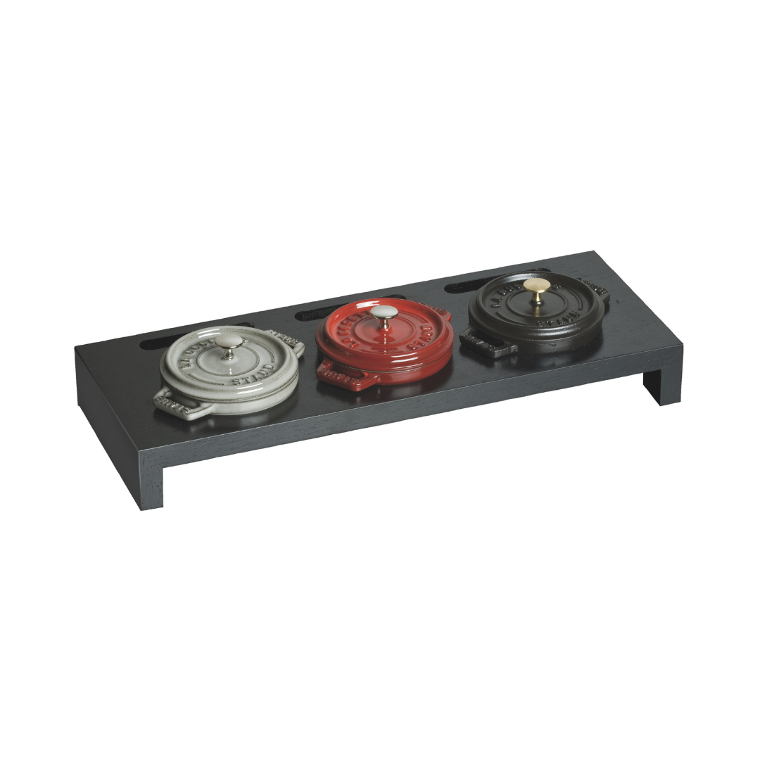 Fiber Wood, Mini Cocotte Stand, Black Matte