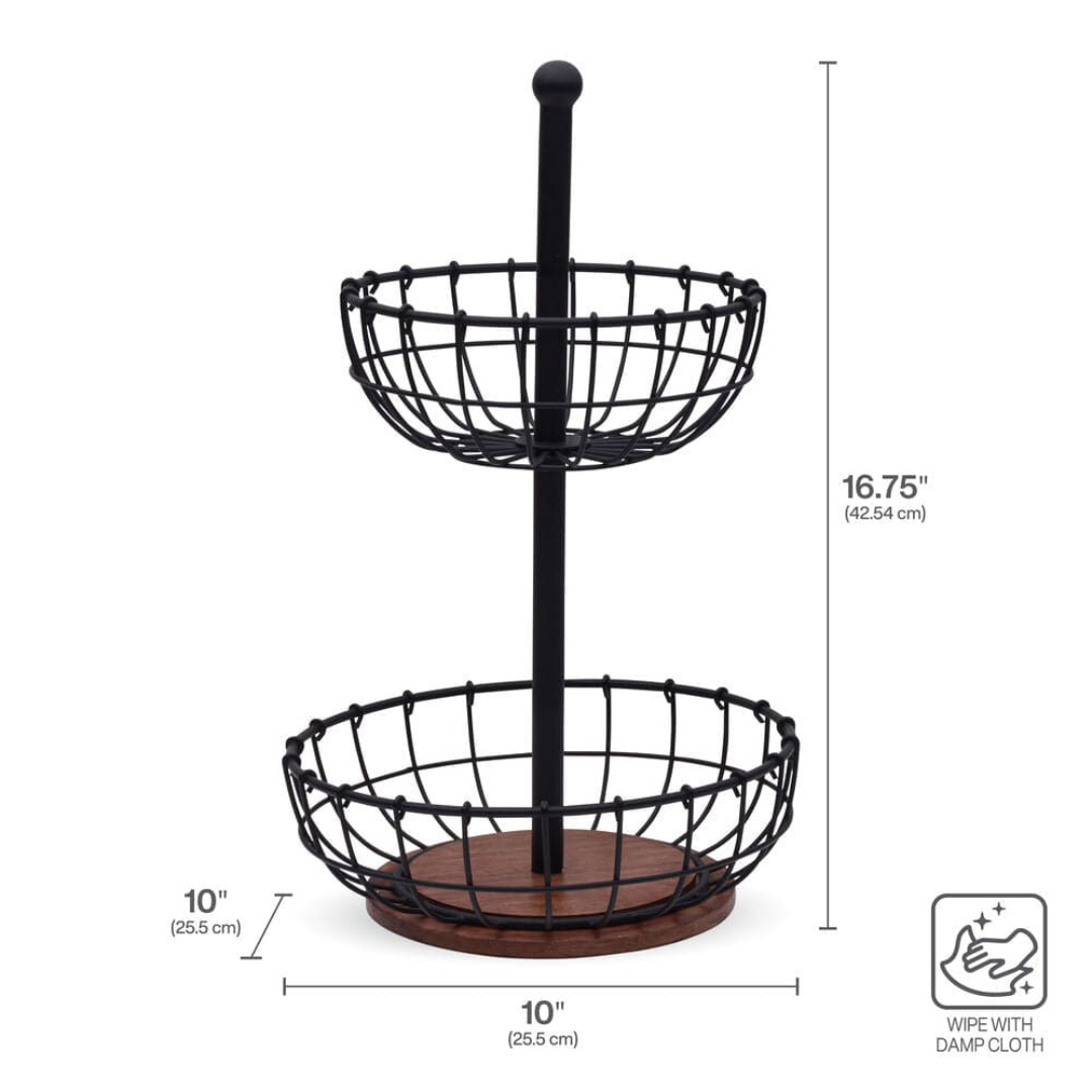 Cesta de almacenamiento de dos niveles Anvil Cage