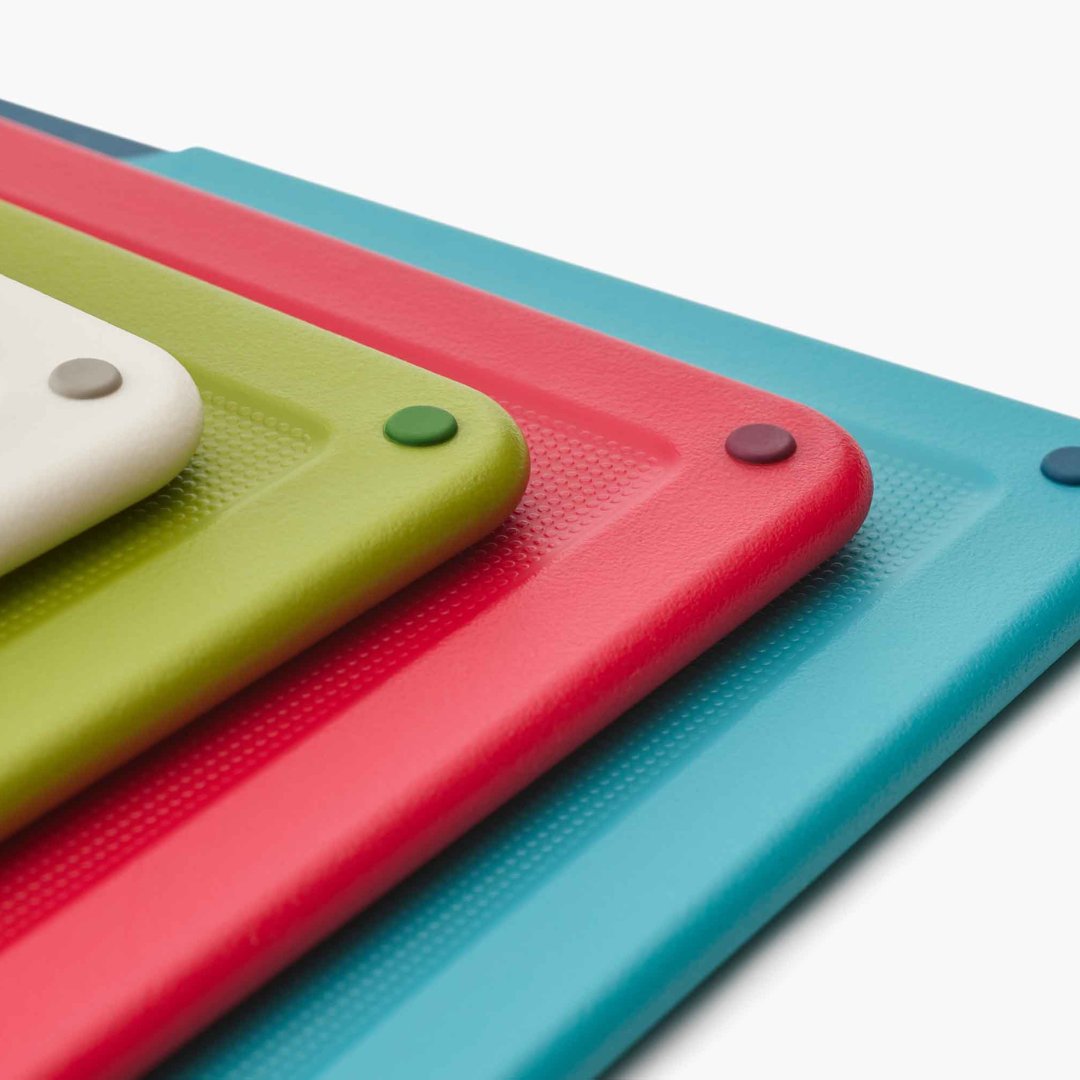 Folio™ Icon Steel 4-piece Multicolour Chopping Board Set