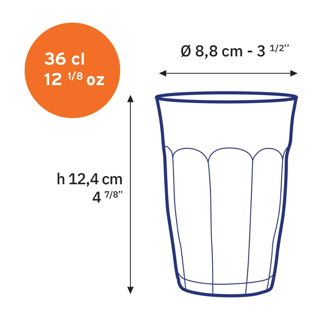 Le Picardie® Clear Tumbler , 12 1/8 Oz. / 36cl Set Of 6