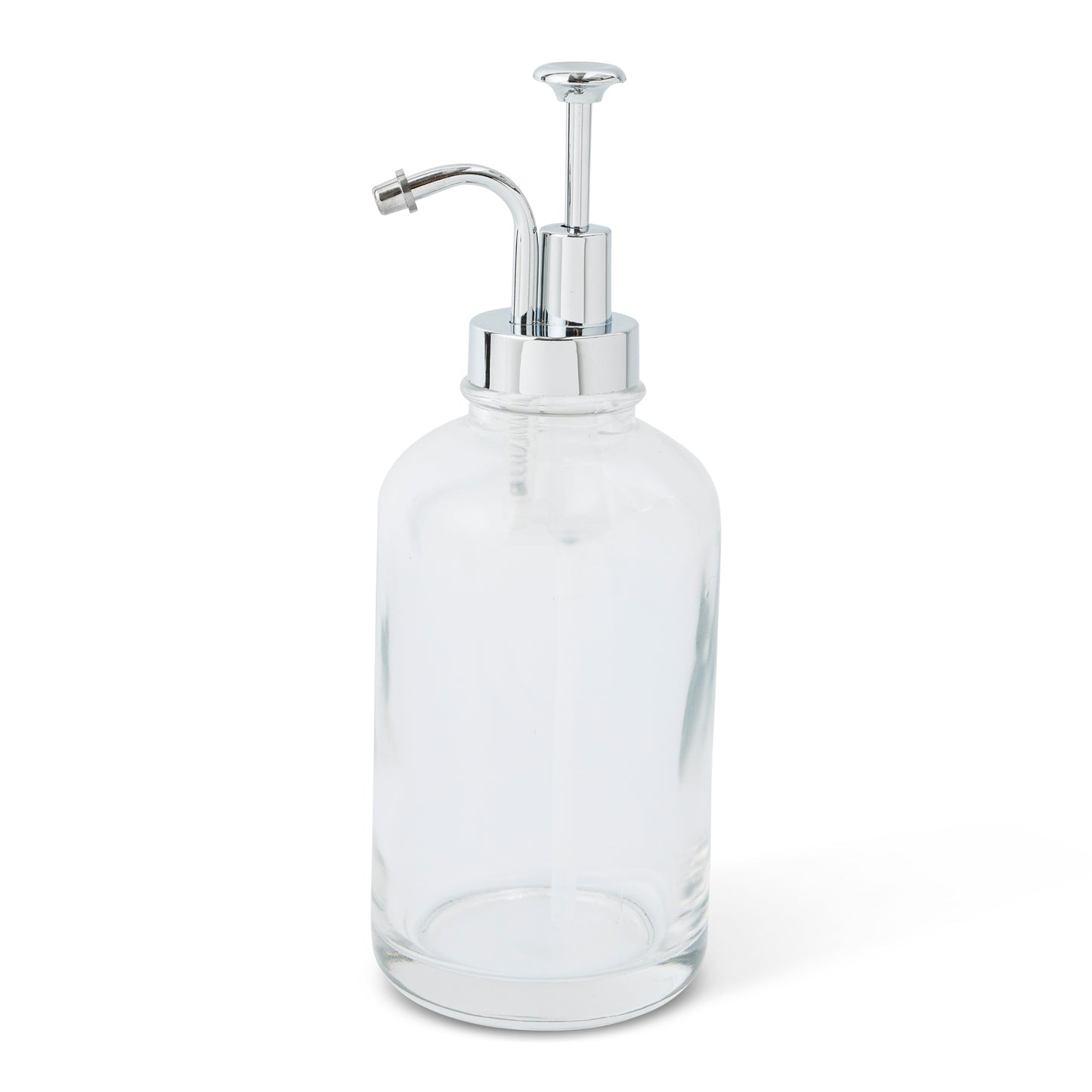 17oz Round Apothecary Pump Oil Bottle Silver