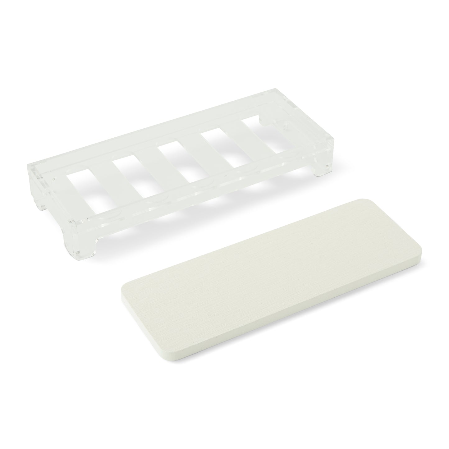 Diatomite Quick Dry Sink Caddy Whi Removable Acrylic Base