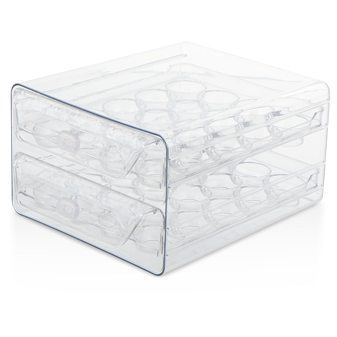 2 Tier 40 Egg Tray Clear