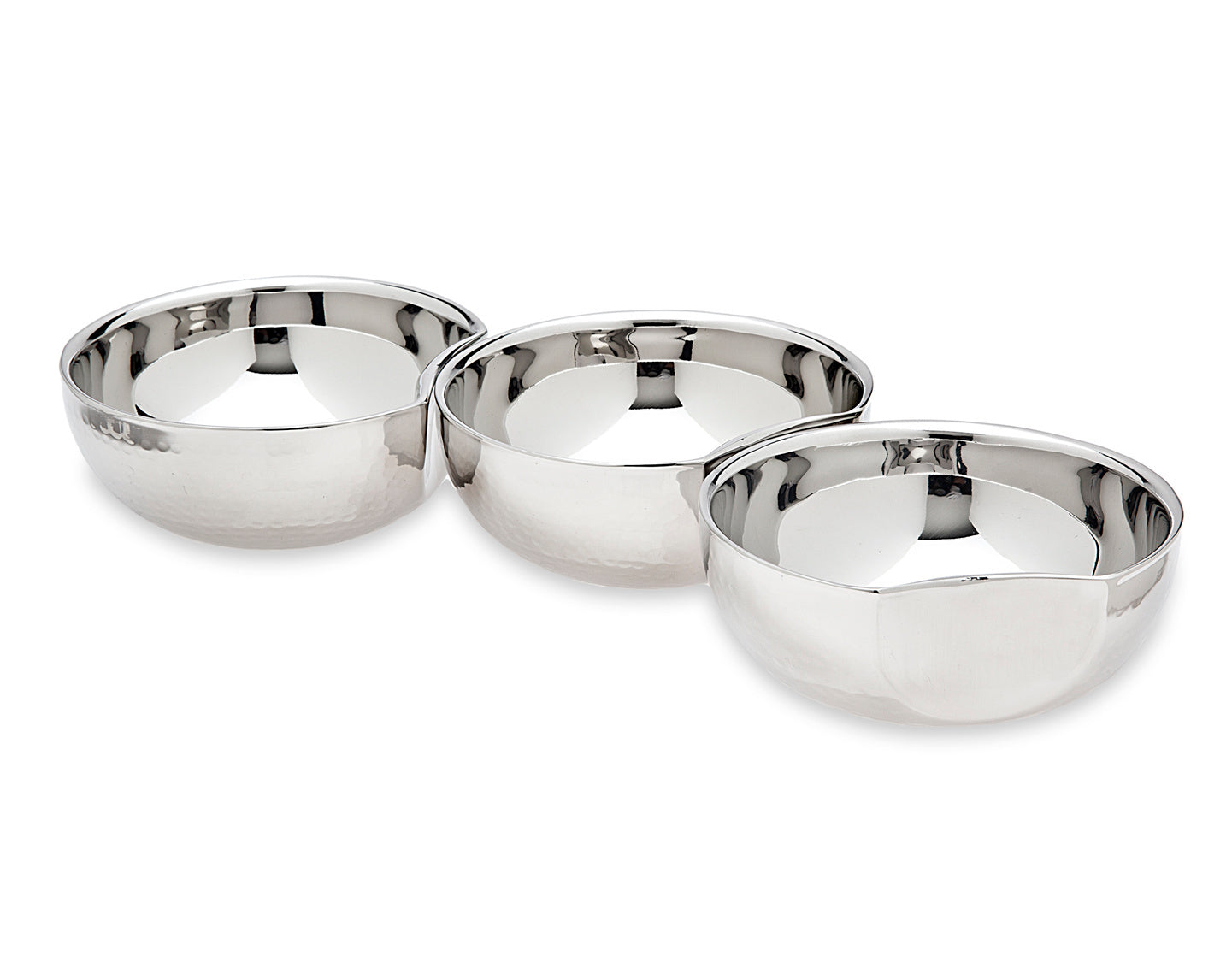 Hammered Connecting Bowls - Set of 3