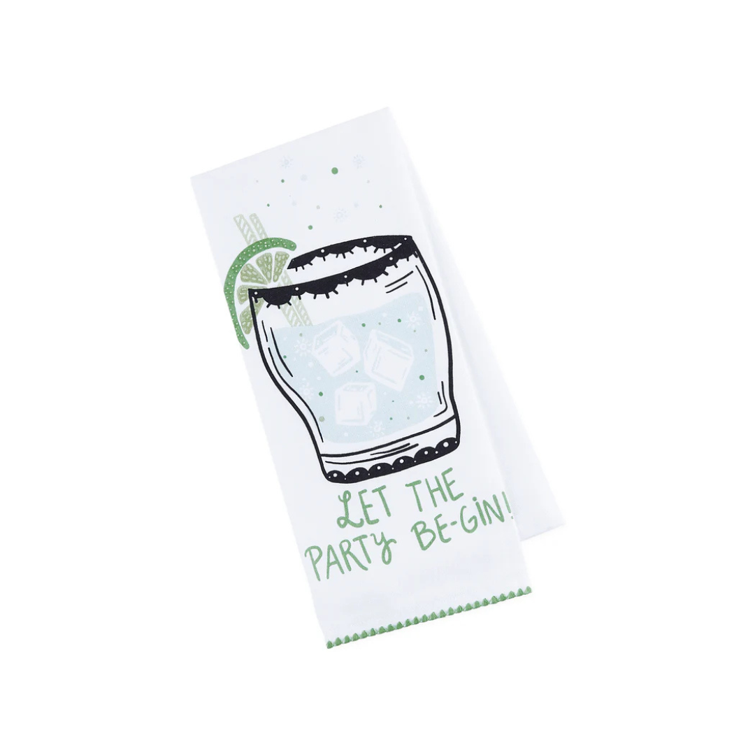 Sassy Cocktails Printed Dishtowels