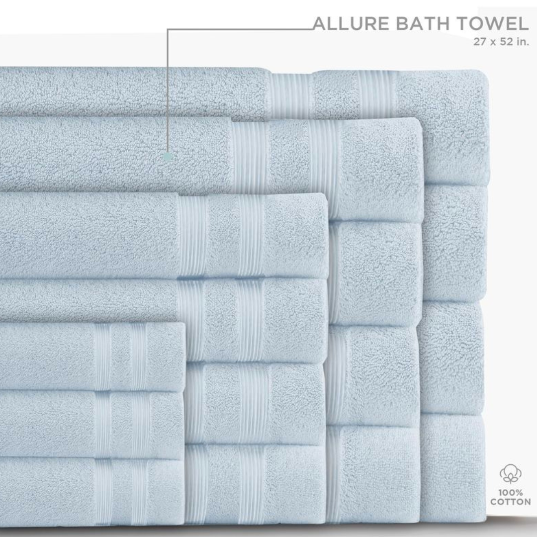 Allure Bath Tower Powder Blue 27 x 52