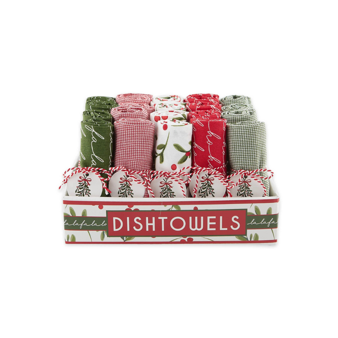 Under The Mistletoe Dishtowel