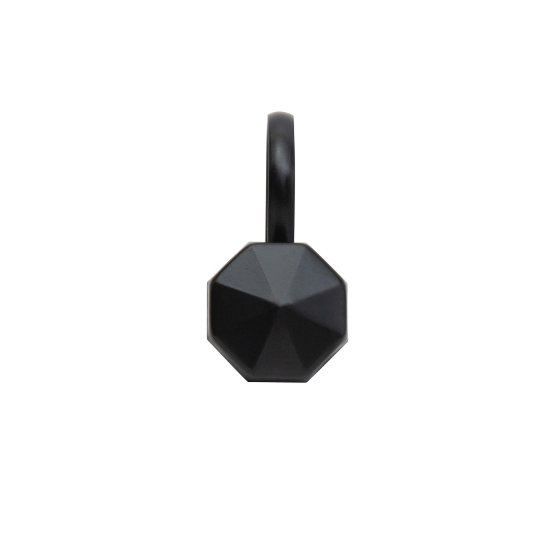 Alta Shower Curtain Hook s/12 Black