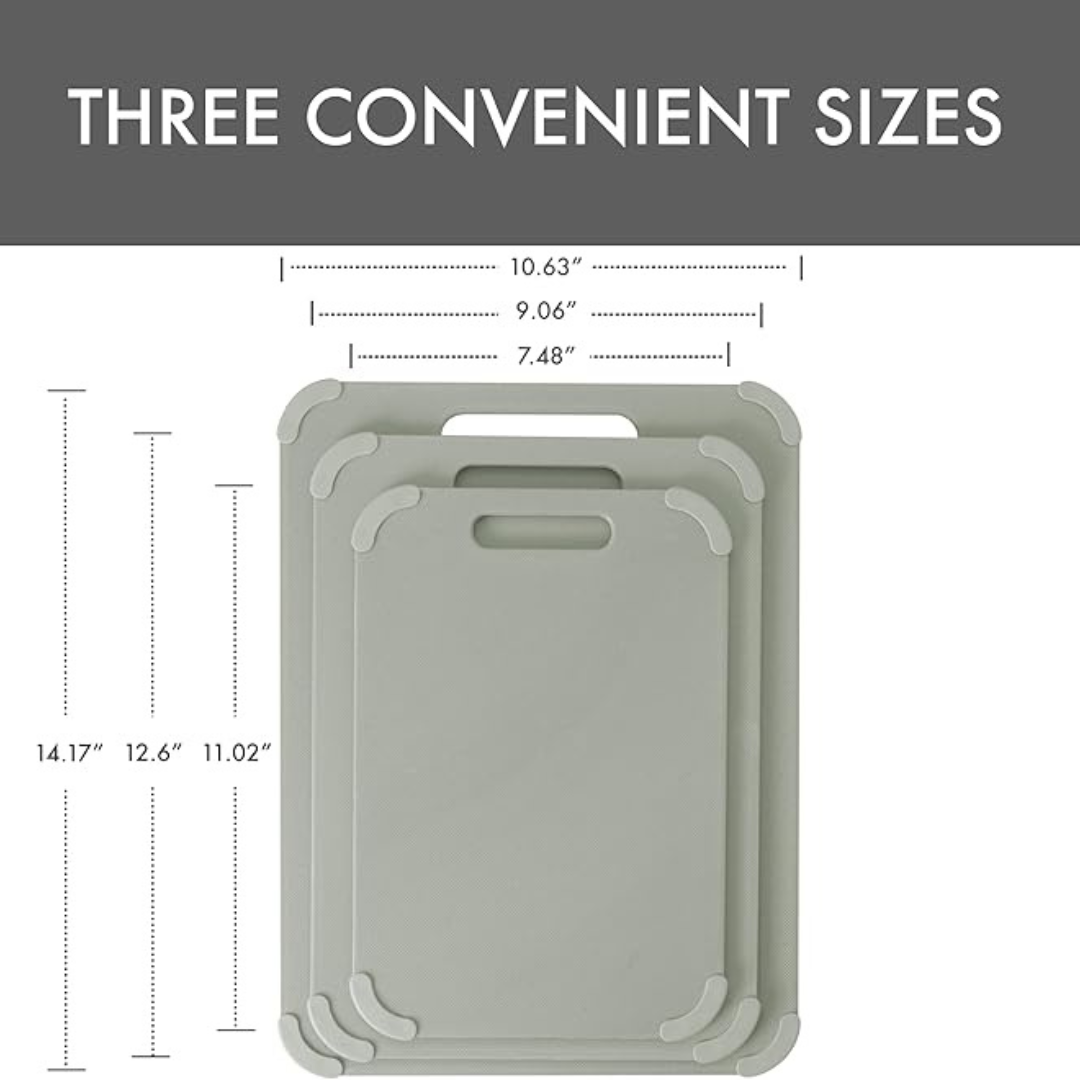 3 Pack Poly Reversible Sage W/NON/SLIP