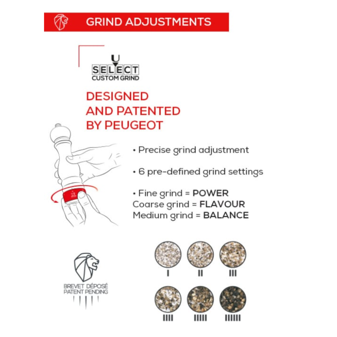 Paris uSelect Salt Mill Wood - Pacific Blue Gloss