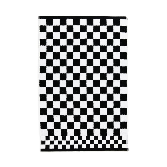 Black Check Hand Towel