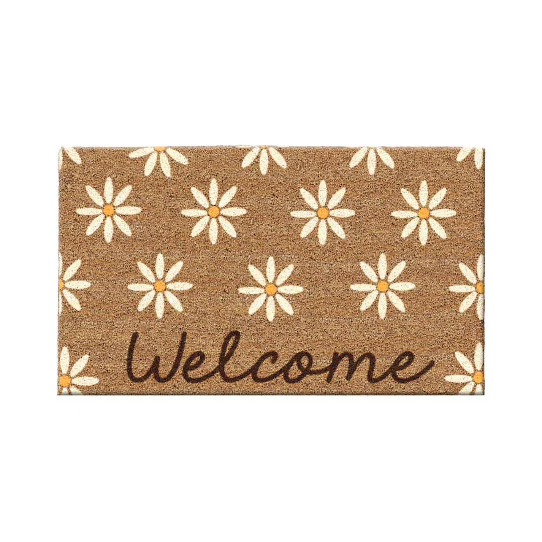 Welcome Daisies Doormat