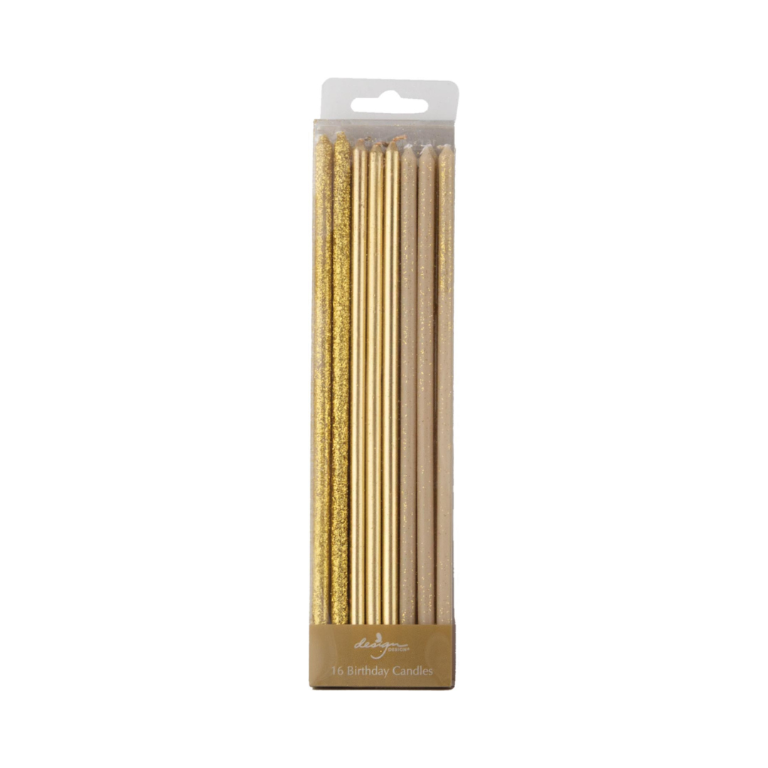 Soft Gold - Candle Birthday - Stick - XLong