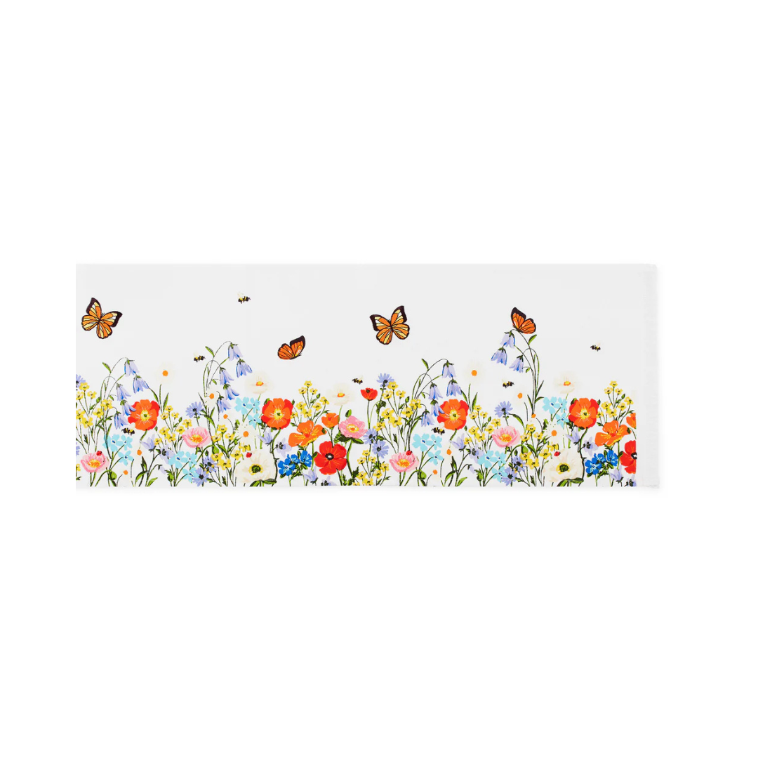 Wildflower Meadow Embellished Table Runner