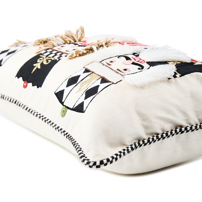 Courtly Nutcracker Lumbar Throw Pillow