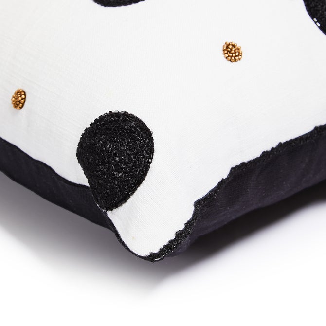 Monogram "A" Beaded Throw Pillow