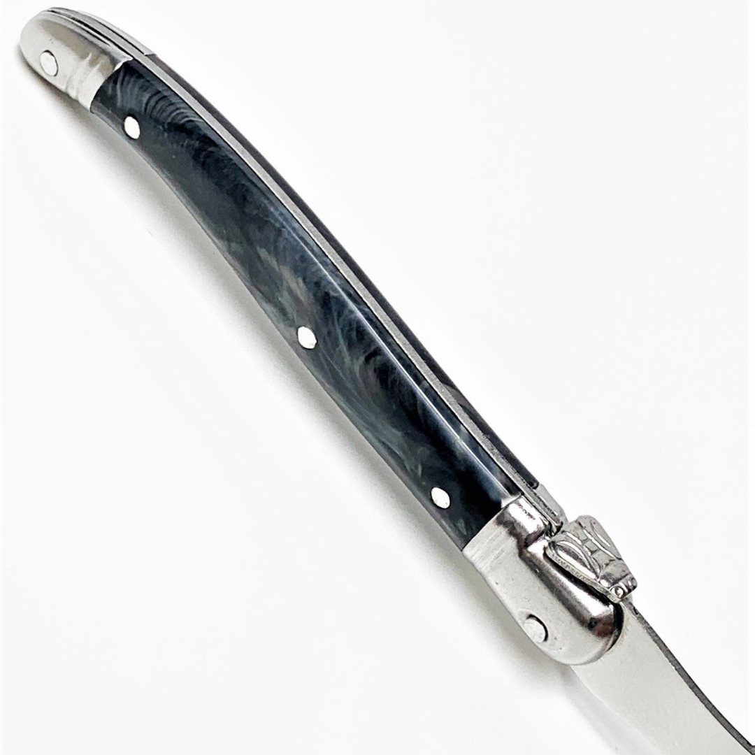 Laguiole Mini Cheese Fork Black Marble