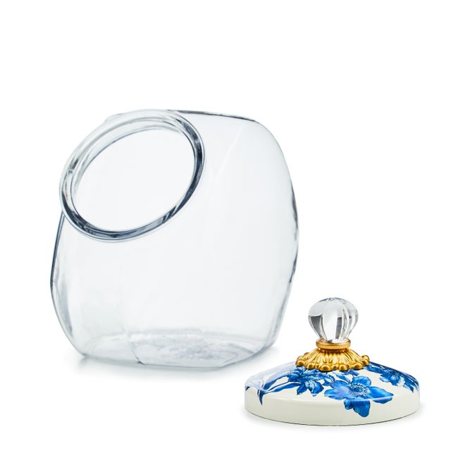 Cookie Jar with Royal English Garden Lid