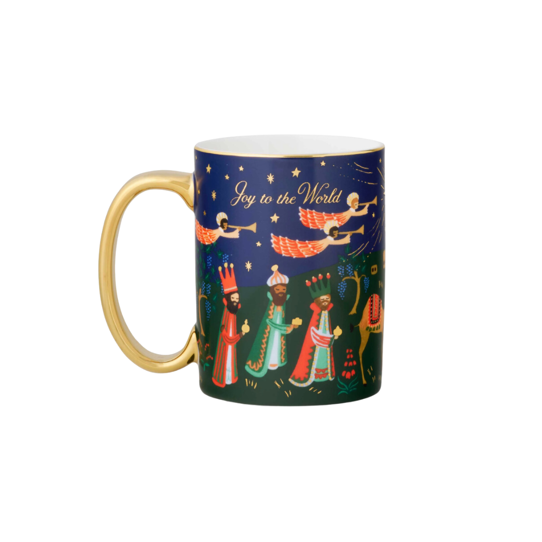 Nativity Scene Holiday Porcelain Mug