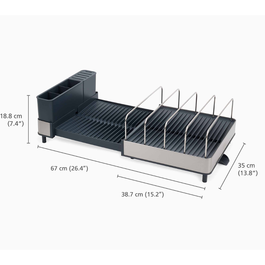 Extend™ Max Stainless-steel Expandable Dish Drainer