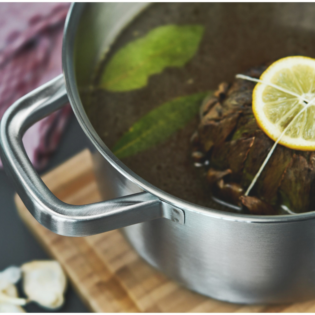 Joy 4 Piece Stainless Steel Cookware Set